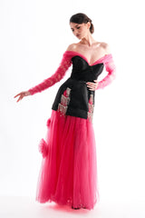 Rochie de ocazie din tafta extra duchesse